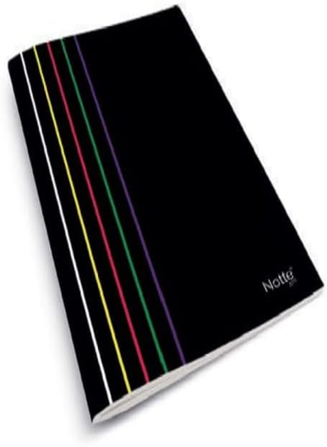 Notte Trend 48-Sheet Stitched Seyes Plastic Cover Notebook, A4 Size